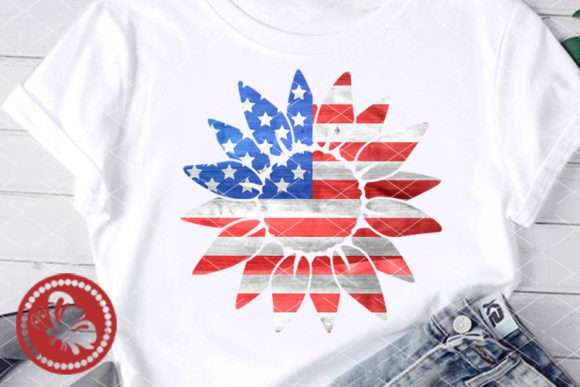 Download Sunflower USA Flag Sublimation Transfers - Sublimation transfer Collection