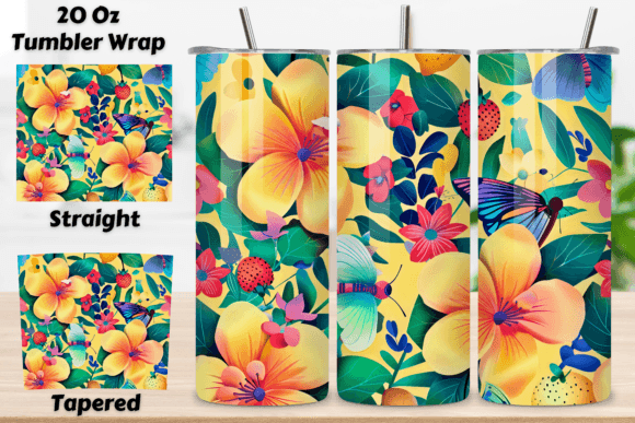 Download 3D Flower Sublimation Tumbler | Seamless - Flower sublimation Collection