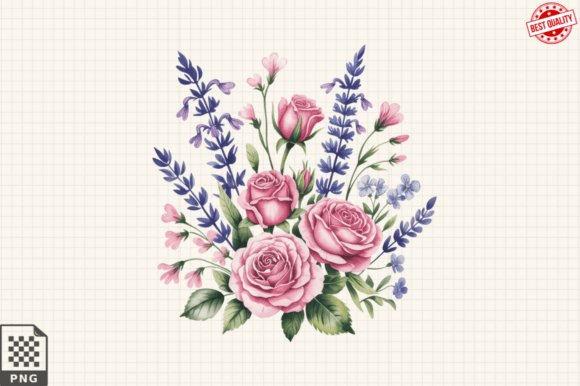 Download Spring Flower Garden Sublimation Clipart - Spring Collection