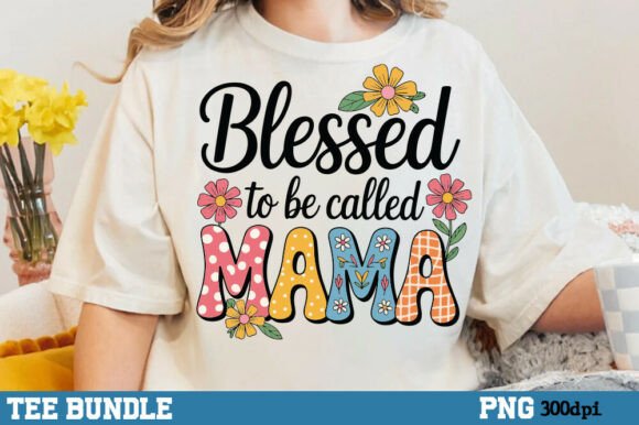 Download Blessed Mama, Mother's Day Png, Retro Ma - Blessed mama Collection