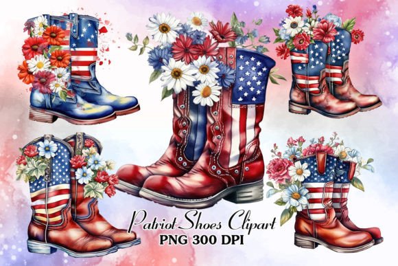 Download Patriot Shoes Flower Sublimation Clipart - Flower sublimation Collection